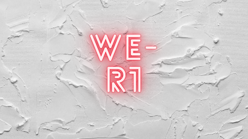 WE-R1 logo