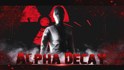 alpha decay logo